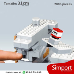 Mina en la montaña  - Minecraft - 2886 piezas