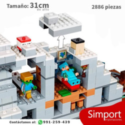 Mina en la montaña  - Minecraft - 2886 piezas