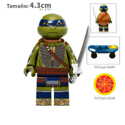 Leonardo - Tortugas Ninja - Minifigura
