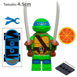 Leonardo - Tortugas Ninja - Minifigura