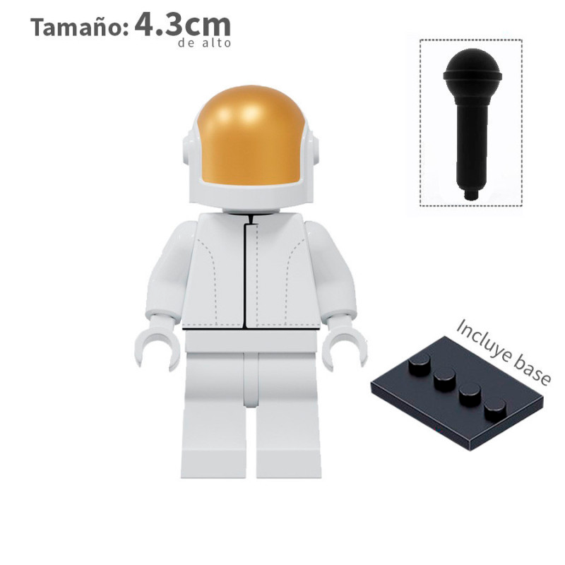 Daft Punk- Guy-Manuel de Homem-Christo - Traje white - Artistas - Minifigura