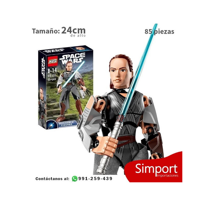 Rey Last Jedi - Star Wars - 85 piezas