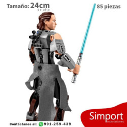 Rey Last Jedi - Star Wars - 85 piezas