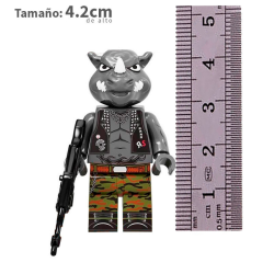 Rocksteady - Tortugas Ninja - Minifigura