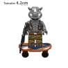 Rocksteady - Tortugas Ninja - Minifigura