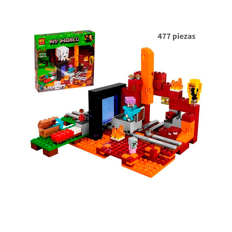 Portal al Nether -  Minecraft - 477 Piezas
