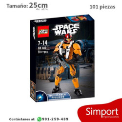 Poe Dameron - Star Wars - 101 piezas