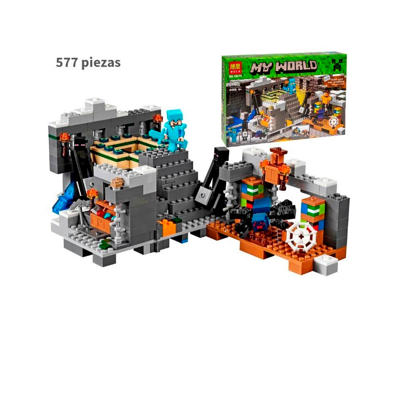 Mina,Portal al End - Minecraft - 577 Piezas