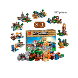 8 en 1 - Minecraft - 517 piezas
