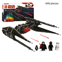 Nave Fighter Kylo Ren  - Star Wars - 648  piezas