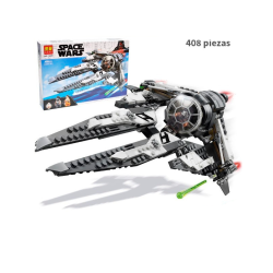 Black Ace TIE Interceptor - Star Wars - 408 piezas