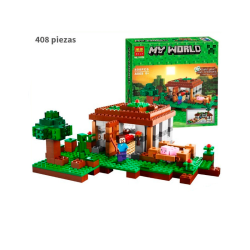 Casa bosque - Minecraft - 408 piezas