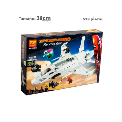 Stark Jet Plane and Spider Man -Marvel - 528 piezas