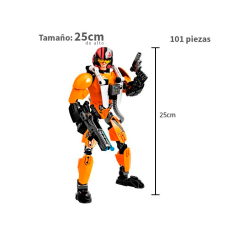 Poe Dameron - Star Wars - 101 piezas