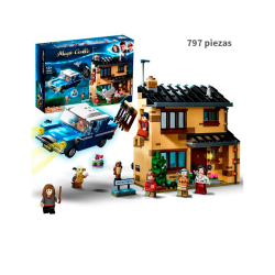 Privet Drive 4 y coche volador -  Harry Potter - 797 piezas