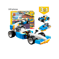 3 en 1 Formula 1 Creator - 109 piezas
