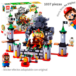 Batalla Final en el Castillo de Bowser - Mario Bros  - 1037 piezas