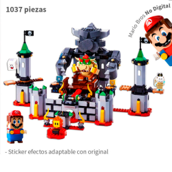 Batalla Final en el Castillo de Bowser - Mario Bros  - 1037 piezas