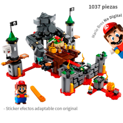 Batalla Final en el Castillo de Bowser - Mario Bros  - 1037 piezas