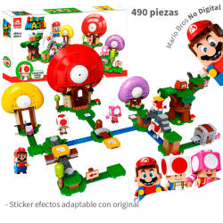 Caza del Tesoro de Toad con Mario Bross - 490 piezas