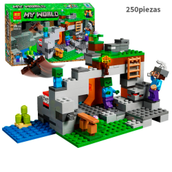 Cueva de los Zombis - Minecraft - 250 Piezas