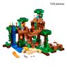 La casa del árbol de la selva - Minecraft - 718 piezas