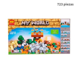Caja modular 2.0 - Minecraft  - 723 piezas