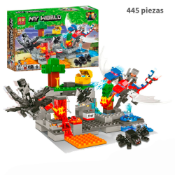 Batalla de Dragones  - Minecraft - 445 piezas
