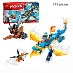 Dragón elemental de Jay  - Ninjago - 349 piezas