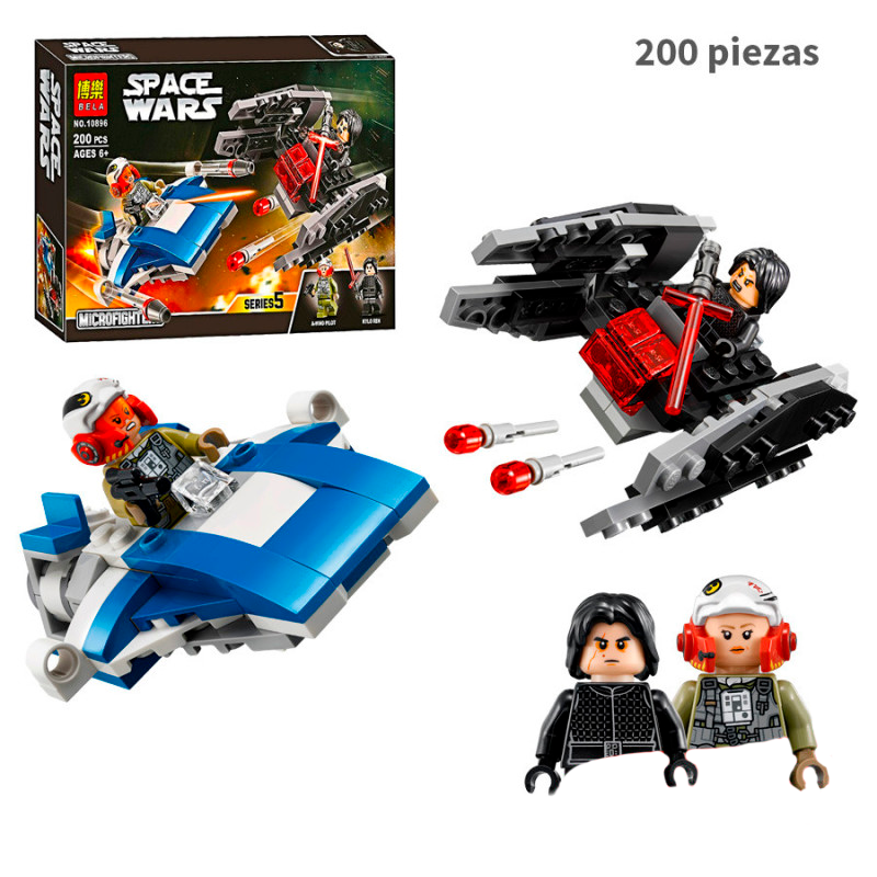 Microfighters Ala-A vs. Silenciador TIE - Star Wars  - 200 Piezas