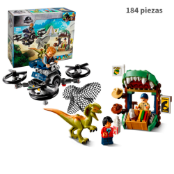 Dilofosaurio a la Fuga - Jurassic World  - 184 Piezas