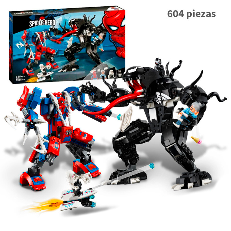 Robot-Araña vs. Venom - Spiderman - Marvel  - 604 Piezas