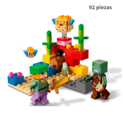 El Arrecife de Coral - Minecraft  - 92 Piezas