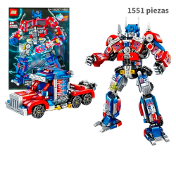 2 en 1 Optimus Prime - 1551 Piezas - Transformers