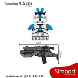 Clone Trooper - 501st legion - Star Wars - Minifigura