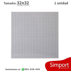 Plancha 32 x 32 bloque alternativo Light Gray