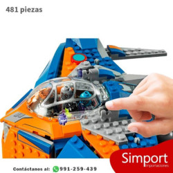 Nave Milano vs Abilisk  - Guardianes de la Galaxia - Marvel - 481 piezas