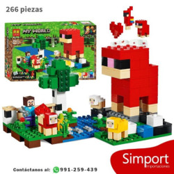La granja de Lana  - Minecraft - 266 Piezas