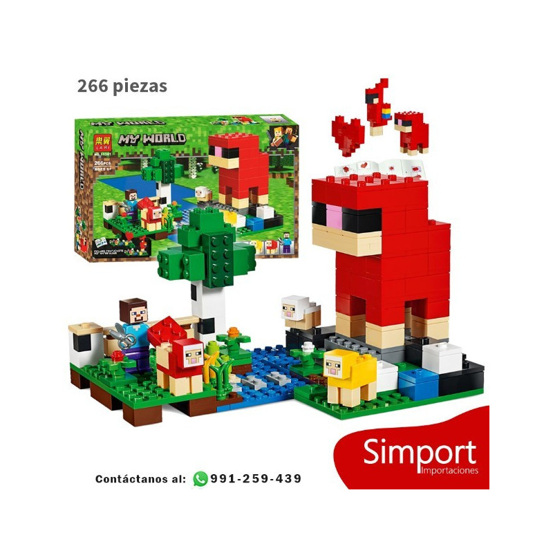 La granja de Lana  - Minecraft - 266 Piezas