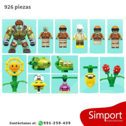 Guerra en la casa flotante - Plantas vs Zombies - 926 Piezas