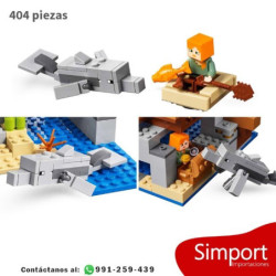 Barco Pirata - Minecraft -  404 Piezas