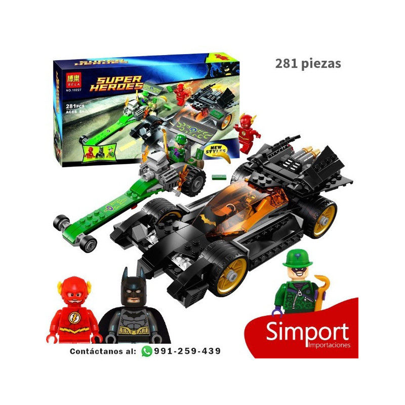 Batman, Flash vs el acertijo - DC Comics - 281 piezas