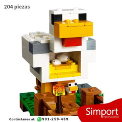 El Gallinero  Minecraft - 204 piezas
