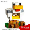 El Gallinero  Minecraft - 204 piezas