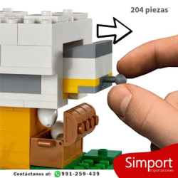 El Gallinero  Minecraft - 204 piezas
