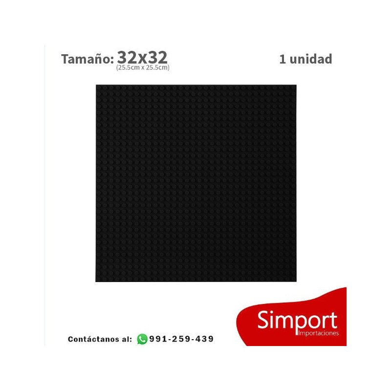 Plancha 32 x 32 bloque alternativo Black