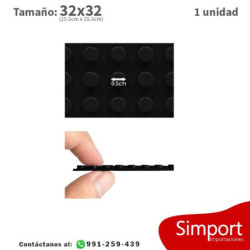 Plancha 32 x 32 bloque alternativo Black