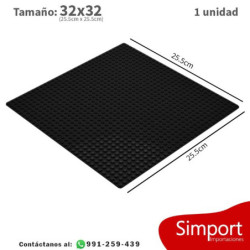 Plancha 32 x 32 bloque alternativo Black