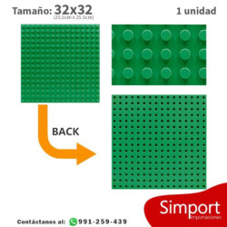Plancha 32 x 32 bloque alternativo  Green