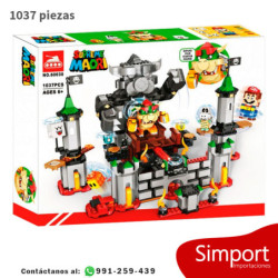 Batalla Final en el Castillo de Bowser - Mario Bros  - 1037 piezas